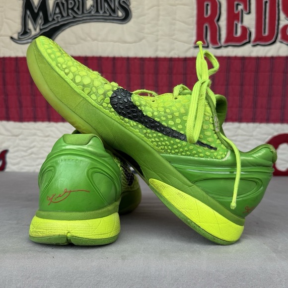 Size 13 - Kobe 6 2010 Grinch Green/Volt-Crimson-Black CW2190-300 main image 10